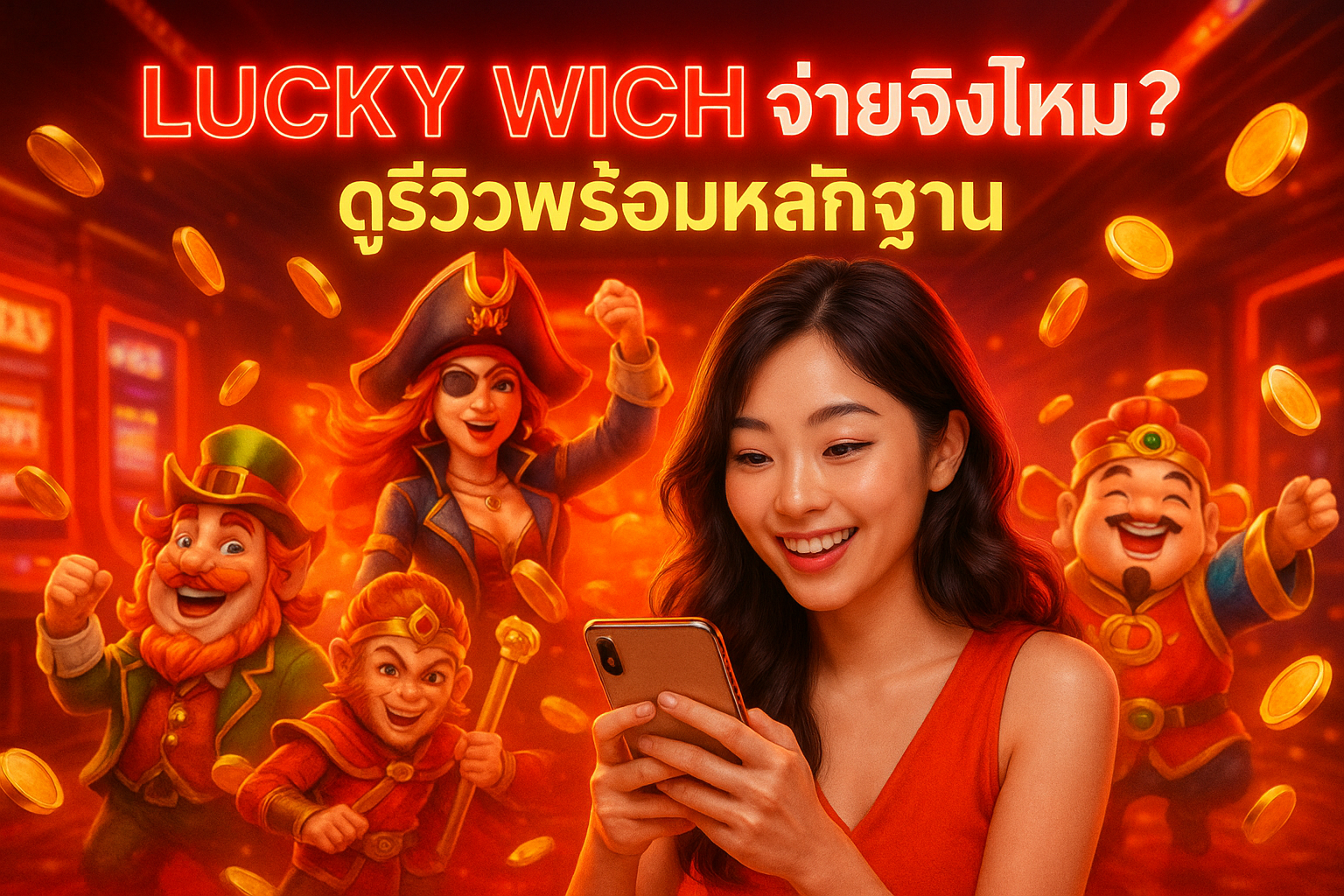 Lucky Wich จ่ายจริงไหม ดูรีวิวพร้อมหลักฐาน