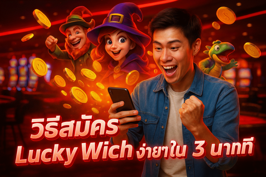 วิธีสมัคร Lucky Wich ง่ายๆ ใน 3 นาที