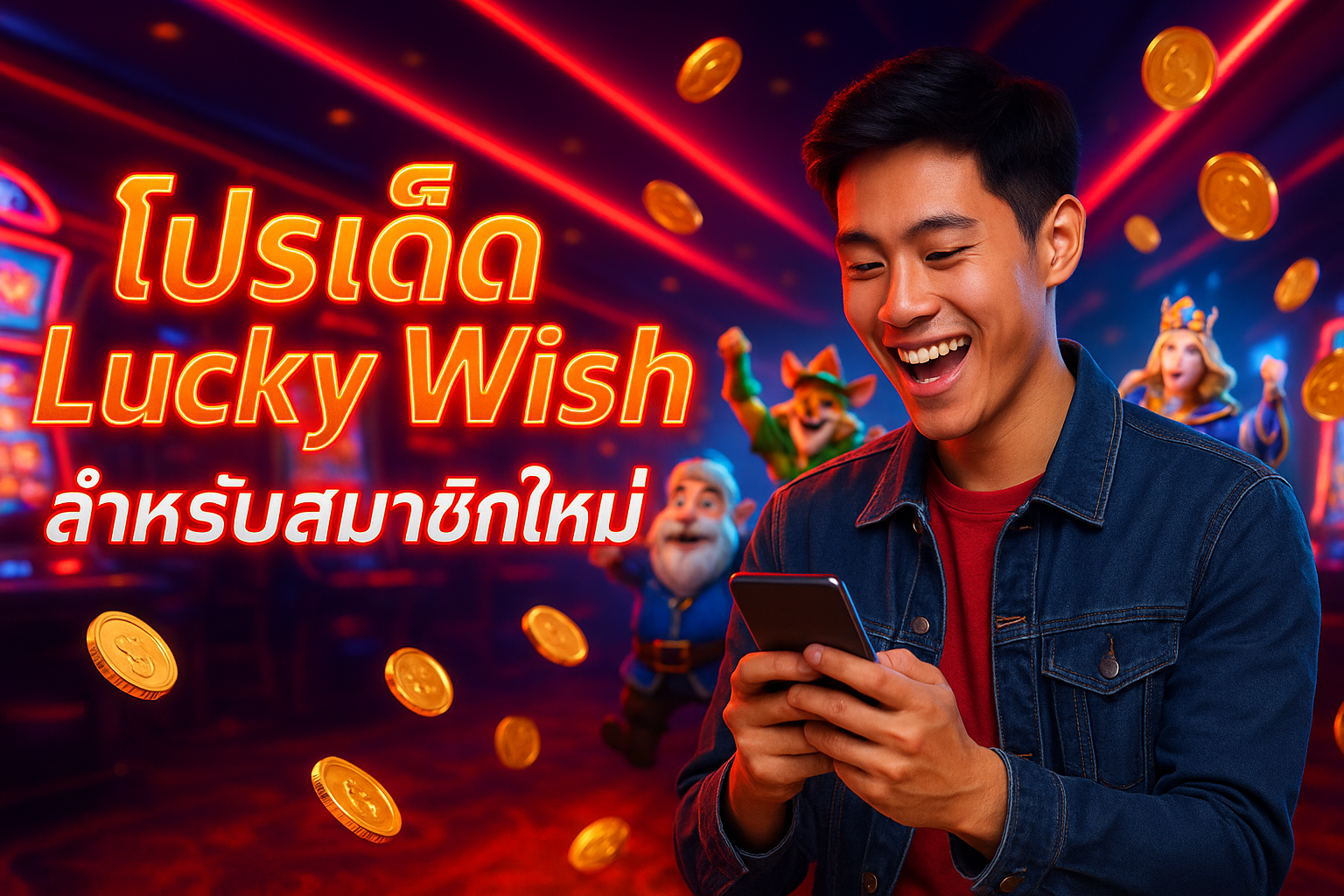 โปรเด็ด Lucky Wich สำหรับสมาชิกใหม่
