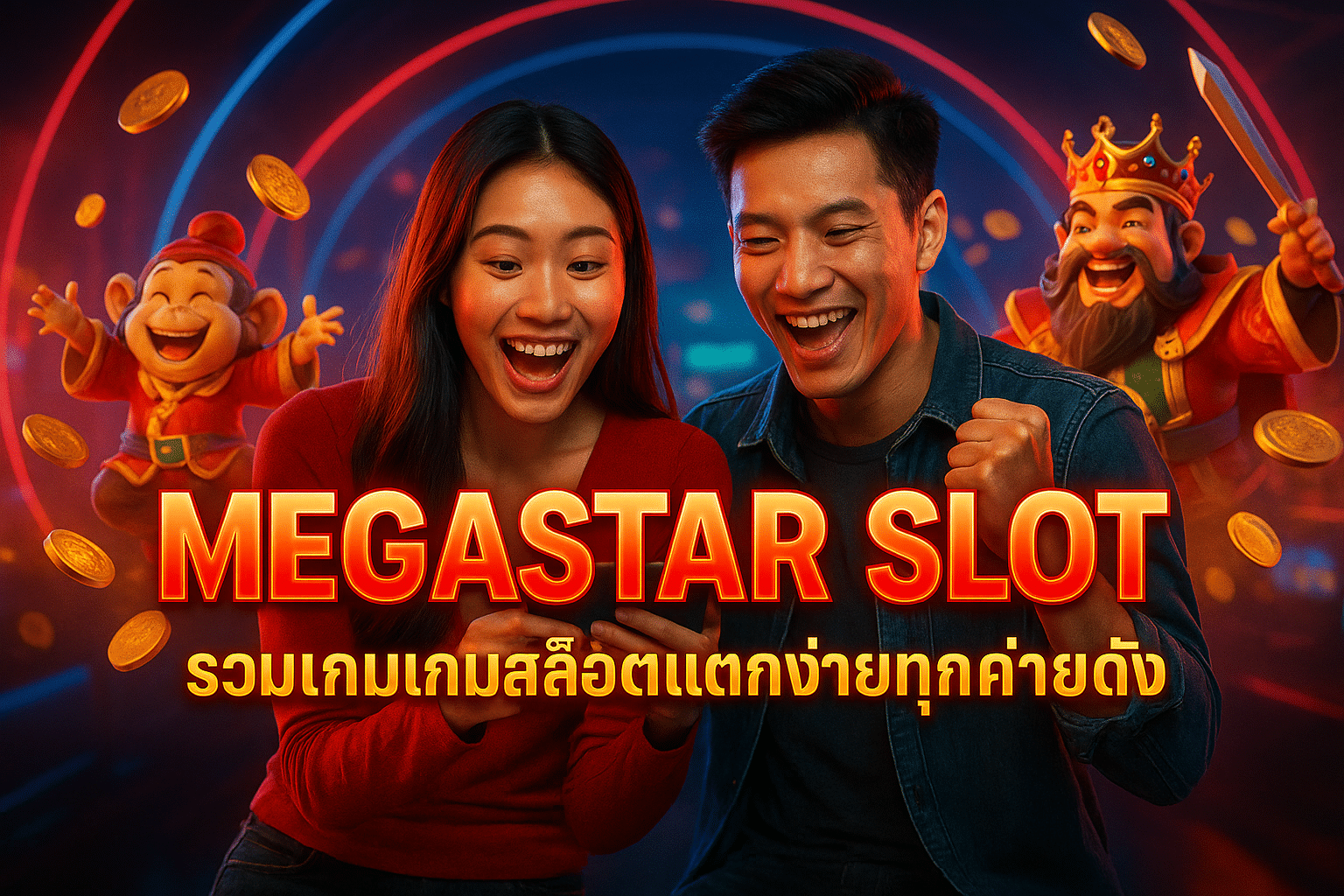 MEGASTAR SLOT รวมเกมสล็อตแตกง่ายทุกค่ายดัง