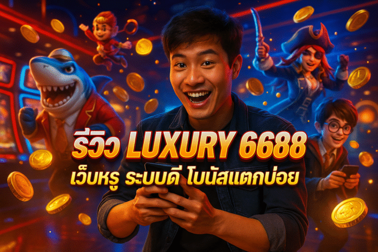 รีวิว LUXURY 6688 เว็บหรู ระบบดี โบนัสแตกบ่อย